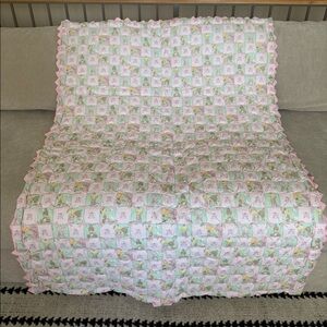 Vintage handmade baby blanket